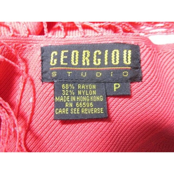 Georgiou Studio Women Pullover V-Neck Sweater w/Beading, P (0-1) - Picture 13 of 13